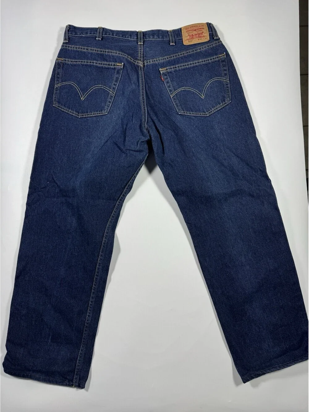 Vintage Levi’s 505 Jeans 40x30 (Fits 38x29) Made in USA Dark Wash Red Tab Denim